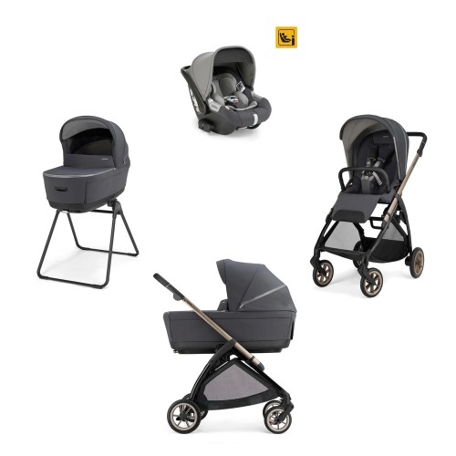 Бебешка количка 4 в 1 Inglesina System Quattro Electa Darwin Infant - Garage Grey / Bronze Black