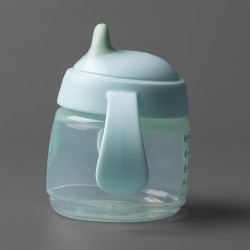 Tommee Tippee Неразливаща се чаша с мек накрайник и дръжки 150 мл - Синя, 4м+