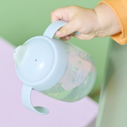 Tommee Tippee Неразливаща се чаша с мек накрайник и дръжки 150 мл - Синя, 4м+