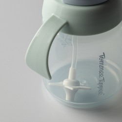 Tommee Tippee Неразливаща се чаша с мека сламка и дръжки 240 мл - зелена