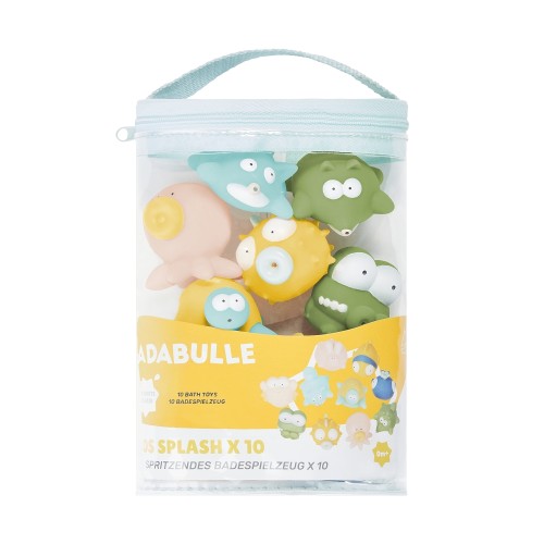 Badabulle Играчки за баня Rigolos Splash - 10 броя