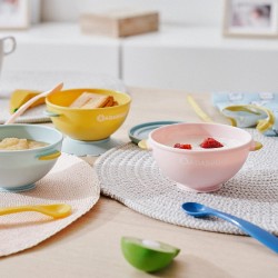 Badabulle Купички с капак и вакуумно захващане - 3 броя