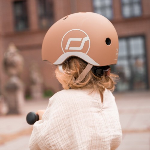 Scoot and Ride детска каска размер XXS-S - Moka