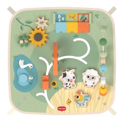 Tiny Love Дървена маса с 15 активности от серията Farmers Funday