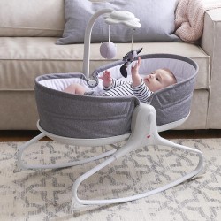 Tiny Love Музикален шезлонг 3 в 1 Rocker Napper - Grey