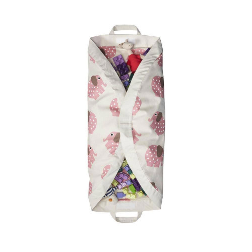 3 Sprouts Play Mat Bag подложка за игра 2 в 1 - Elephant Pink