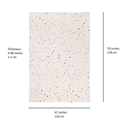 Мек пъзел за под 3 Sprouts - Terrazzo Pink