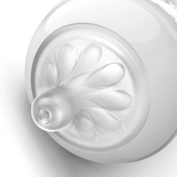 Philips AVENT Комплект шише за хранене Natural Response 125 мл и залъгалка, 0м+