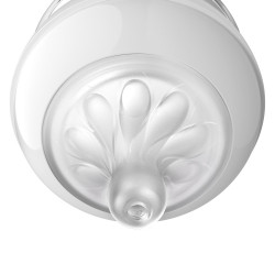Philips AVENT Комплект стъклени шишета 3 бр. Natural Response и залъгалка Ultra Soft