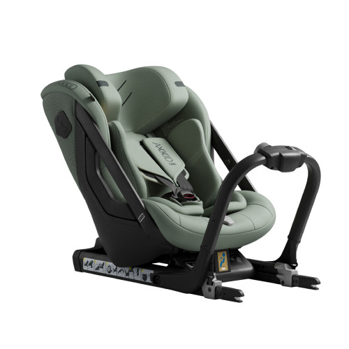 Столче за кола Axkid One 3, от 6 месеца до 7 години - Nordic Bloom Green