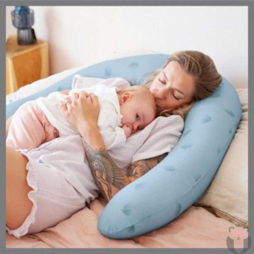 Възглавница за бременни и за кърмене Babymoov B.Love Wind Blue