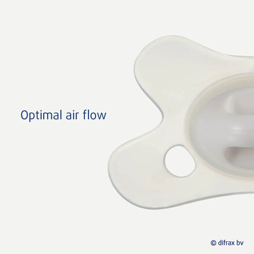 Difrax Pacifier Dental ортодонтична залъгалка 0-6 м - Glow in the Dark