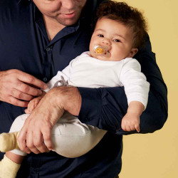 Difrax Pacifier Natural бебешка залъгалка 0-6 м. - Beach