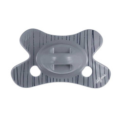 Difrax Pacifier Natural бебешка залъгалка 0-6 м. - Stone Lines