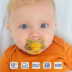 Difrax Pacifier Natural бебешка залъгалка 12+ м. - Desert