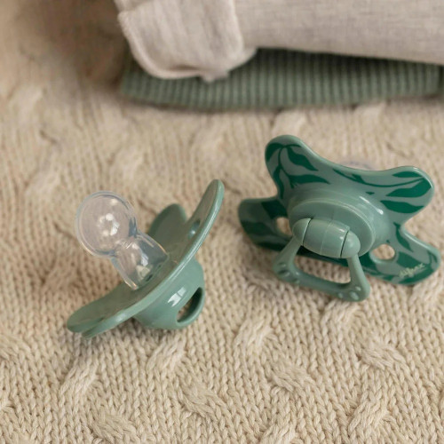 Difrax Pacifier Natural бебешка залъгалка 12+ м. - Peachy Arches