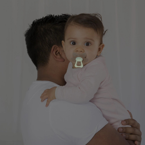 Difrax Pacifier Natural залъгалка 12+ м - Glow in the Dark