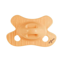 Difrax Soother Natural Newborn залъгалка за новородено - Apricot Lines