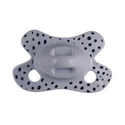 Difrax Soother Natural Newborn залъгалка за новородено - Stone Dots