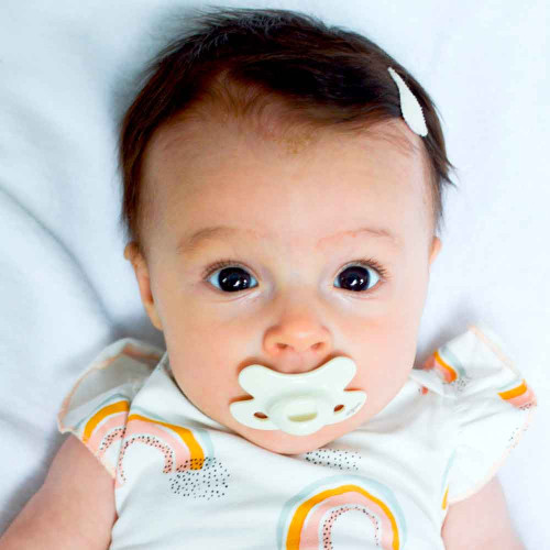 Difrax The Pure Newborn Dental Pacifier ортодонтична залъгалка за новородено 0-2 м - Pistachio