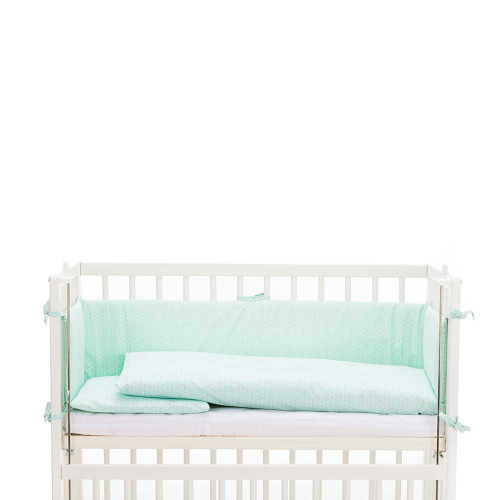 Fillikid Cocon Luxe спален комплект 4 части - Mint Triangle