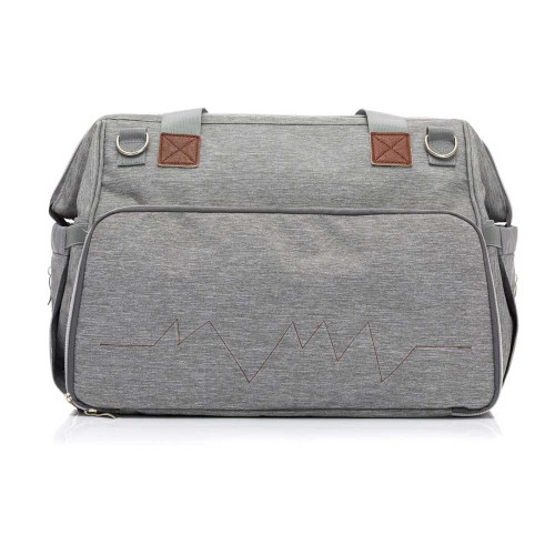 Fillikid Diaper Bag Korfu чанта за бебешка количка - Light Grey Melange