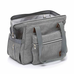 Fillikid Diaper Bag Korfu чанта за бебешка количка - Light Grey Melange