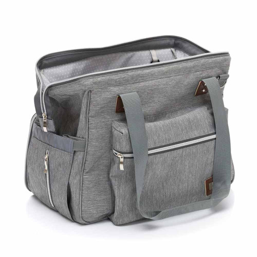 Fillikid Diaper Bag Korfu чанта за бебешка количка - Light Grey Melange