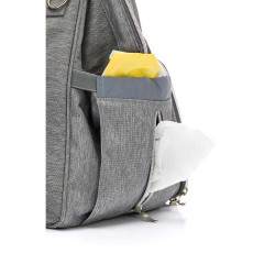 Fillikid Diaper Bag Korfu чанта за бебешка количка - Light Grey Melange