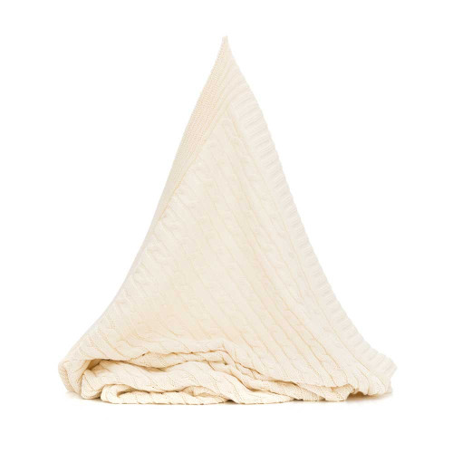 Fillikid Knitted Blanket плетено одеяло - 100% памук (100x80 см) - Nature