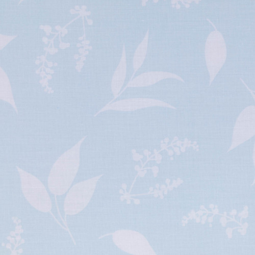 Fillikid Luxe спален комплект за кошара Nino 4 части - leaves light blue