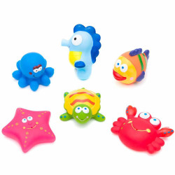 Fillikid Play Animals играчки за баня (6 бр./оп/)