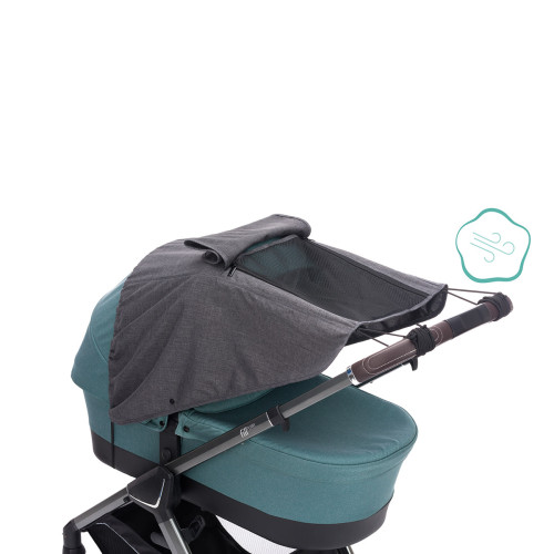 Fillikid Сенник за бебешка количка - Deluxe Grey Melange