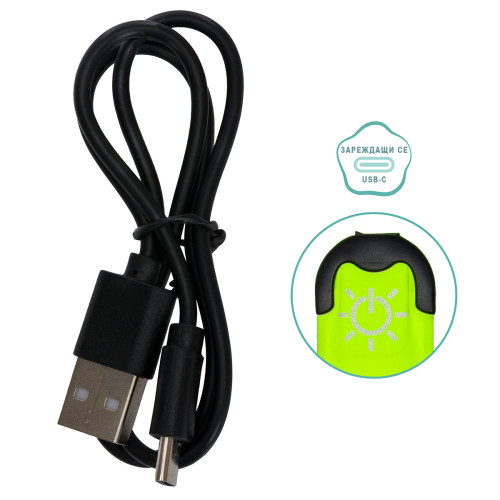 Fillikid Закрепващи се с щракване LED ленти за количка, 2 броя - зелени