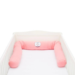 Обиколник за бебешка кошара Fillikid Bedworm Bunny Pink