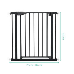 Преграда за врата с автоматично заключване Fillikid Autoclose BG02 - Black