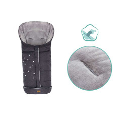 Зимно чувалче за детска количка Fillikid Askja Big - Dark Grey Melange