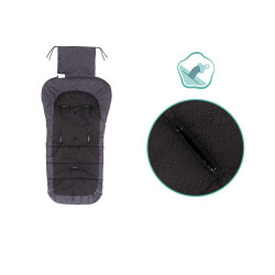 Зимно чувалче за детска количка Fillikid Askja Big - Dark Grey Melange