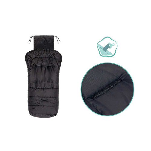 Зимно чувалче за детска количка Fillikid Eco Big - Black