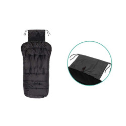 Зимно чувалче за детска количка Fillikid Eco Big - Black