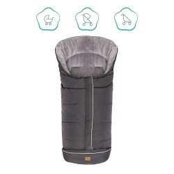 Зимно чувалче за детска количка Fillikid K2 Soft Pongee - Dark Grey Melange