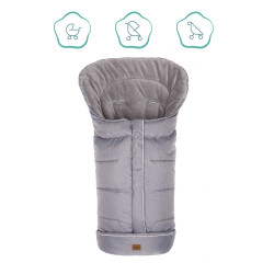 Зимно чувалче за детска количка Fillikid K2 Soft Pongee - Light Grey Melange