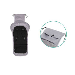 Зимно чувалче за детска количка Fillikid K2 Soft Pongee - Light Grey Melange