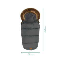 Зимно чувалче за детска количка Fillikid Manaslu - Grey