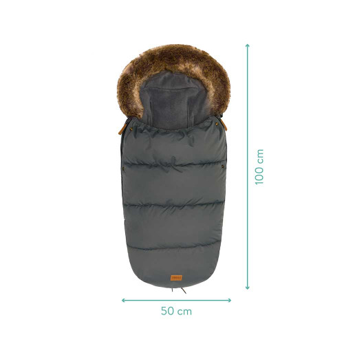 Зимно чувалче за детска количка Fillikid Manaslu - Grey