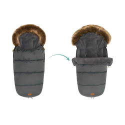 Зимно чувалче за детска количка Fillikid Manaslu - Grey