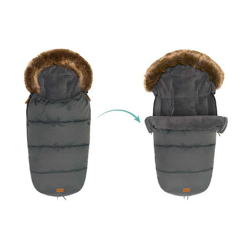 Зимно чувалче за детска количка Fillikid Manaslu - Grey
