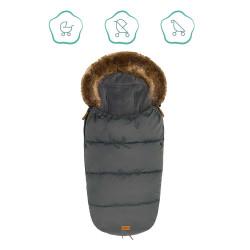 Зимно чувалче за детска количка Fillikid Manaslu - Grey