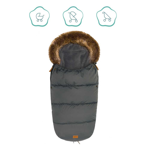 Зимно чувалче за детска количка Fillikid Manaslu - Grey