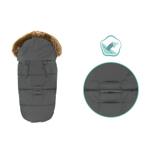 Зимно чувалче за детска количка Fillikid Manaslu - Grey